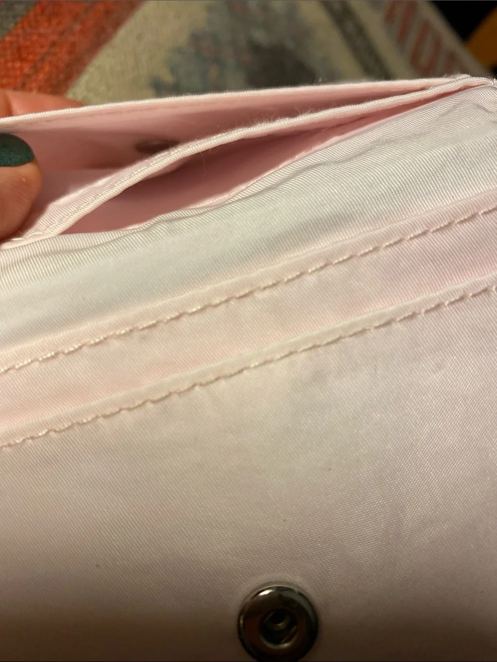 Pink Victoria’s Secret card holder pre-owned